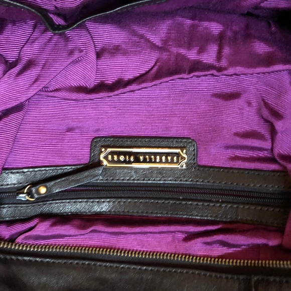 Isabella Fiori New Leather Handbag. GF zipper pull - Picture 2 of 4